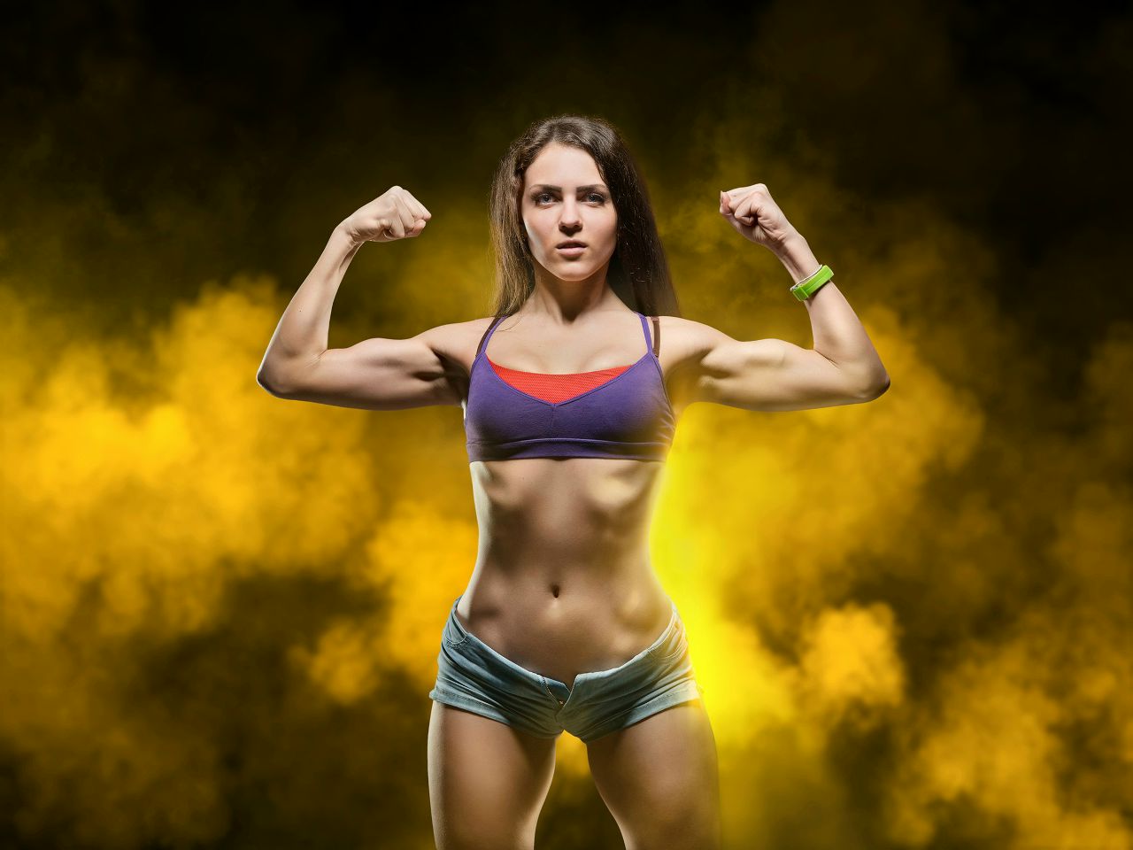 Athletic girls in Zaporozhye